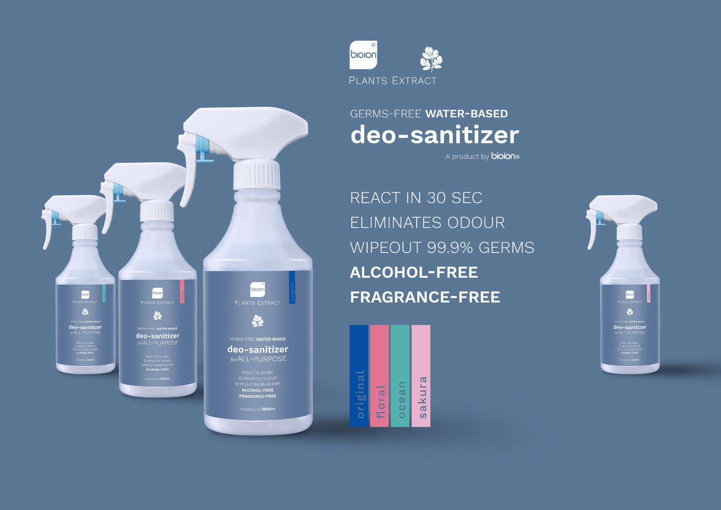 Deo-sanitizer for All Purpose 500ml